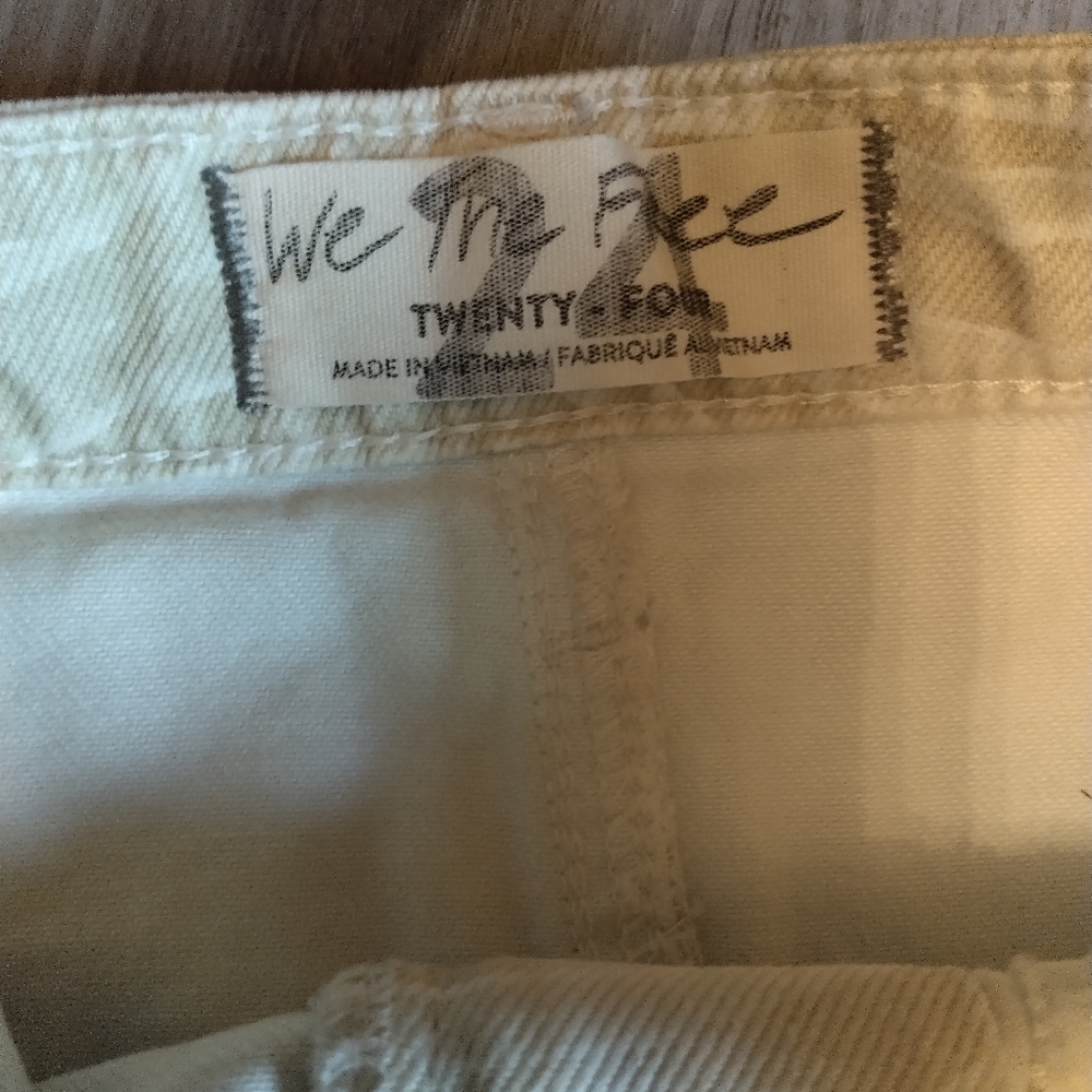 We The Free Zebra Zinc Mini Denim Skirt - Picture 5 of 7